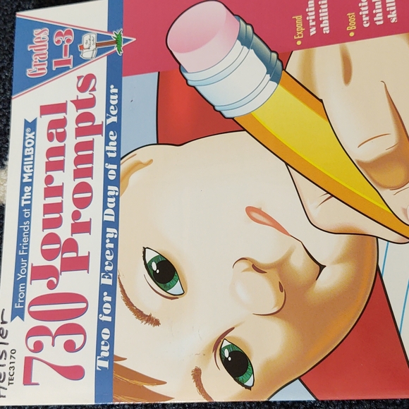 The Mailbox - 730 Journal Prompts Vintage Book - GUC - Picture 2 of 15